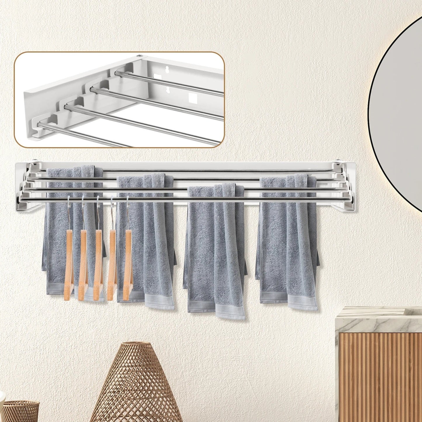 Tendedero Plegable de Pared