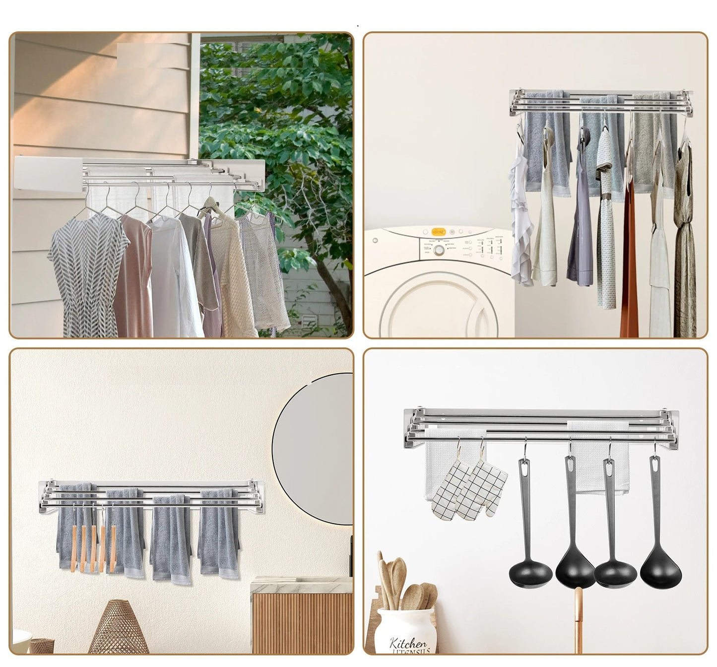 Tendedero Plegable de Pared