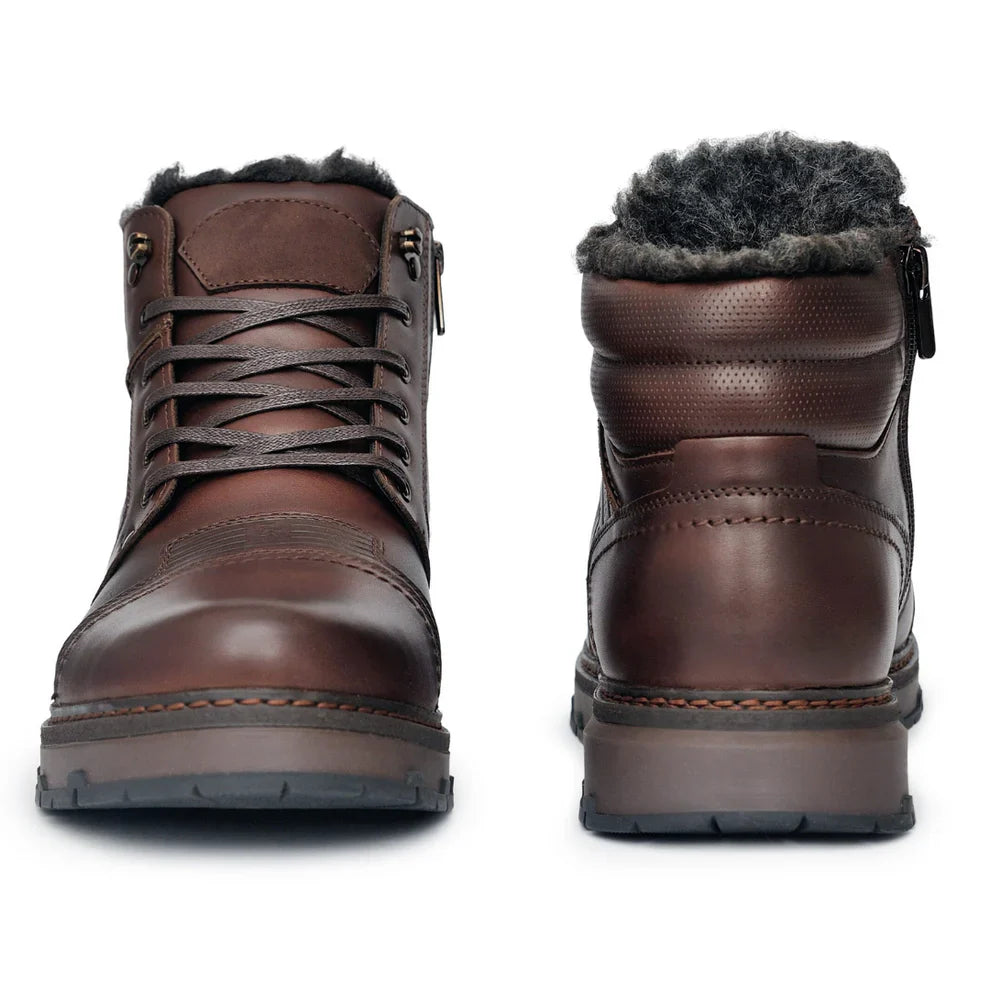 Botas de cuero auténtico para invierno