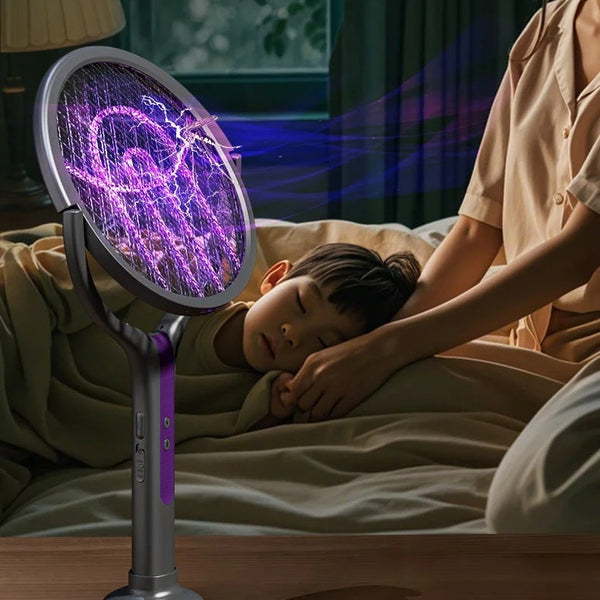 Raqueta Eléctrica Atrapa Mosquitos