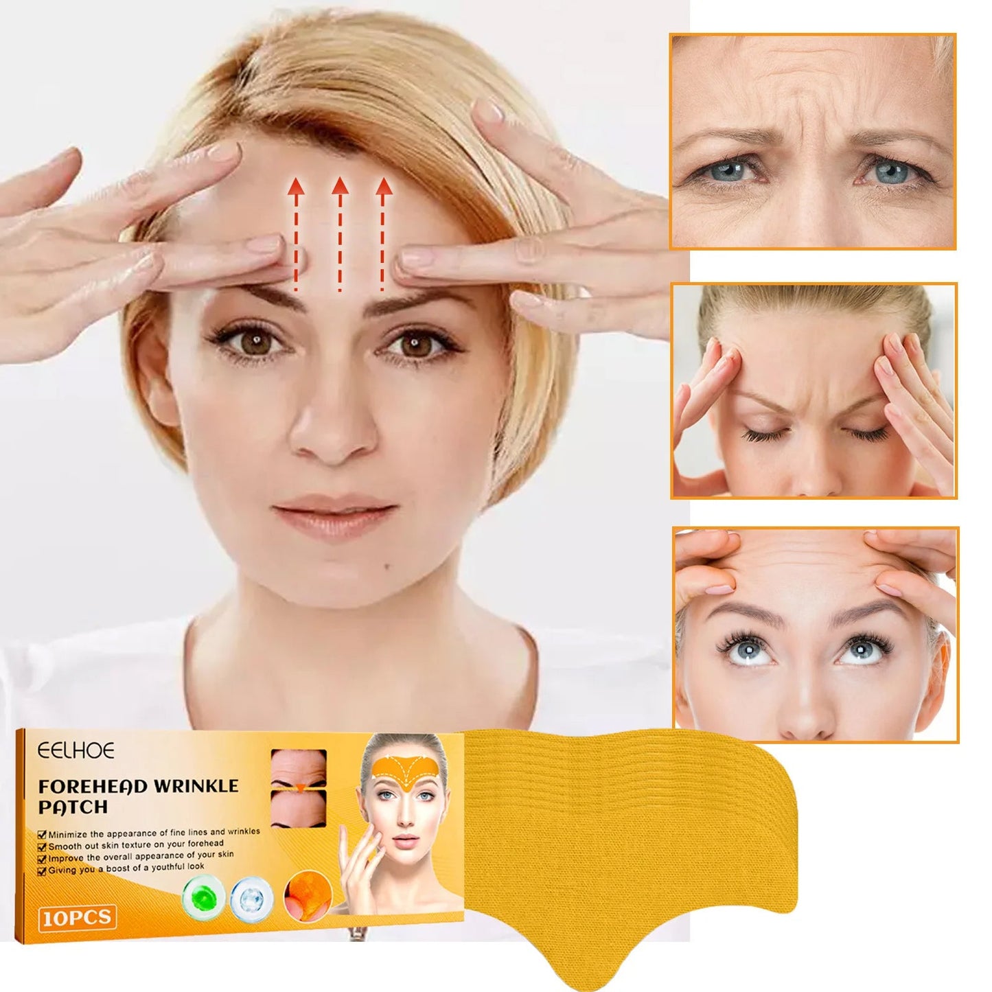 x30 Parches Efecto Botox Para Frente