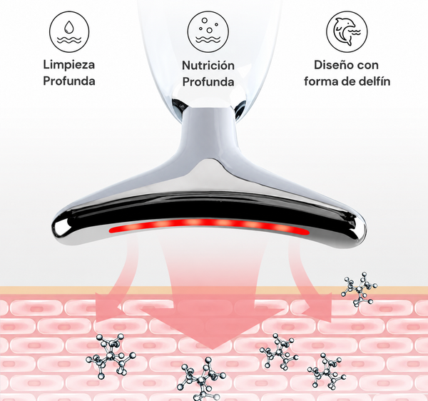 Masajeador Facial y Cuello LED