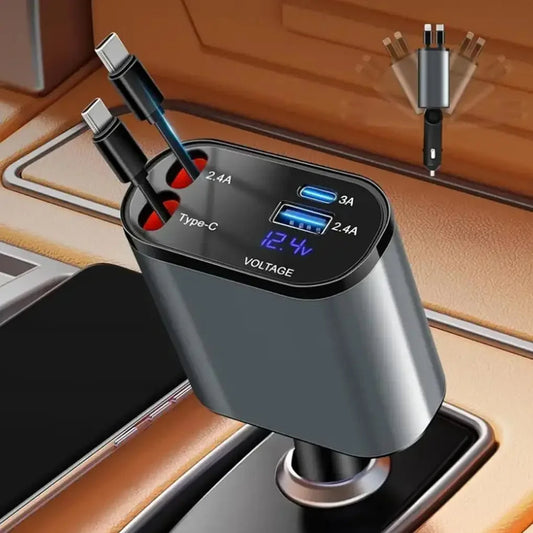 Cargador Rápido para Coche – Energía a toda velocidad en tus viajes