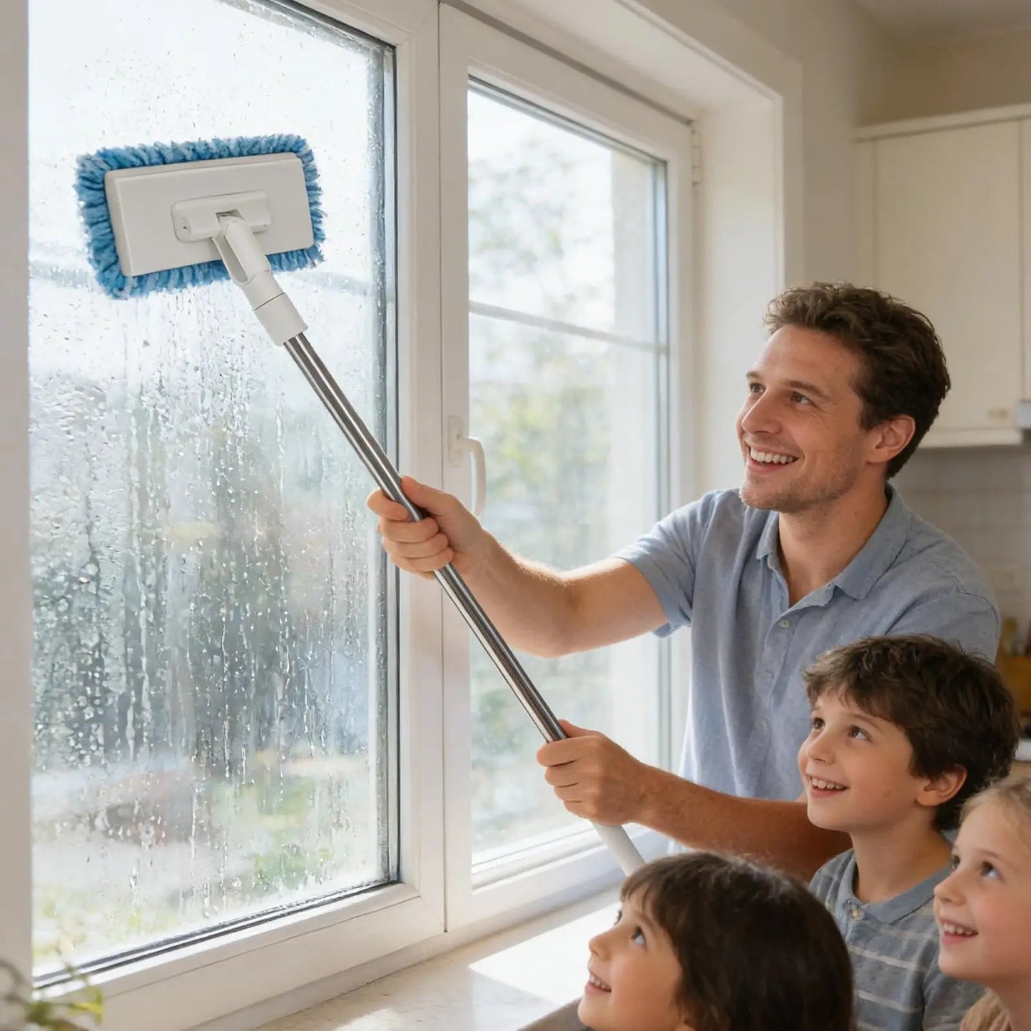 CleanReach™ Mopa Reutilizable Multiuso para Ranuras y Superficies