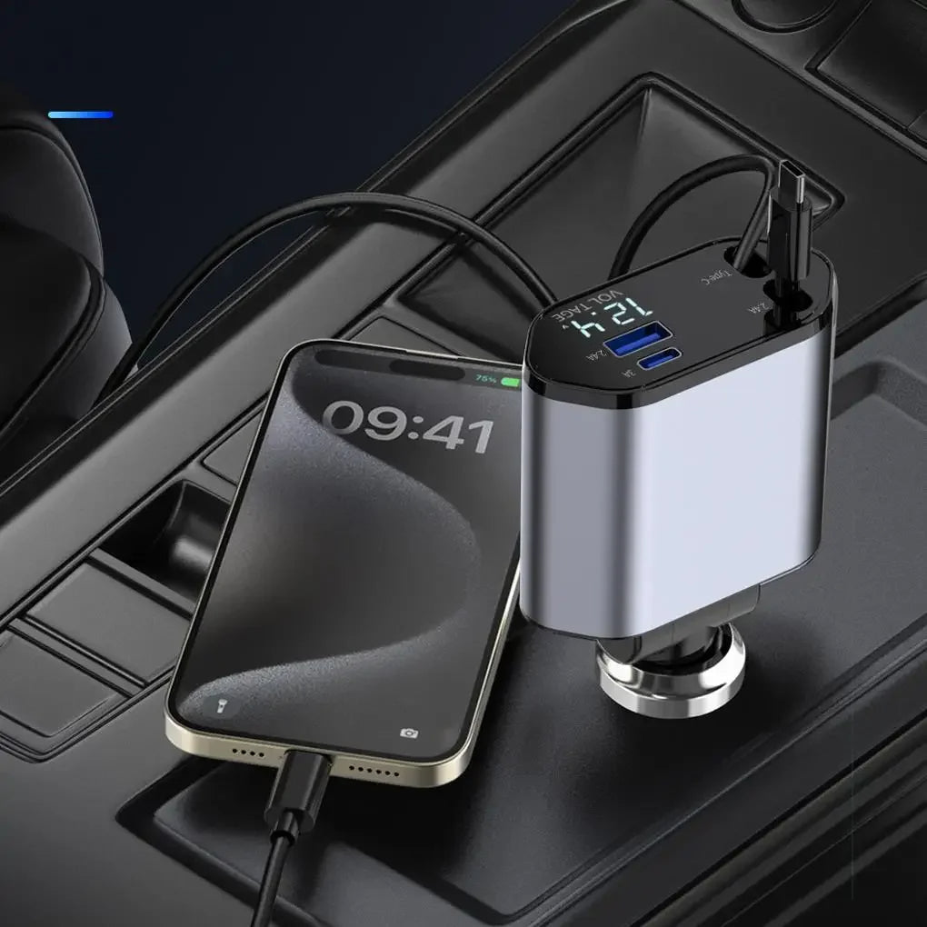 Cargador Rápido para Coche – Energía a toda velocidad en tus viajes