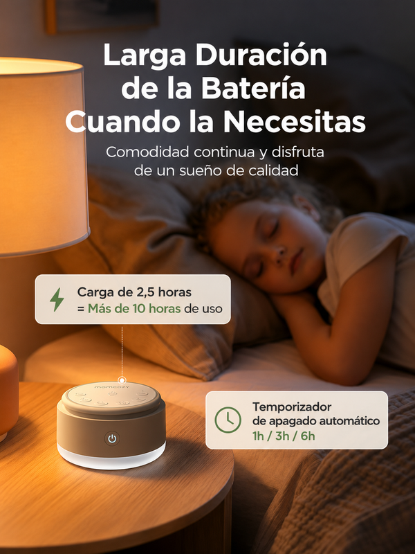 Máquina de Sonido Portátil para Bebés