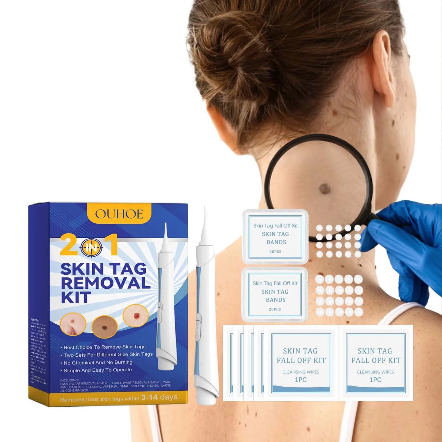 DermaCare™ Kit Corrector de Verrugas de Alta Precisión