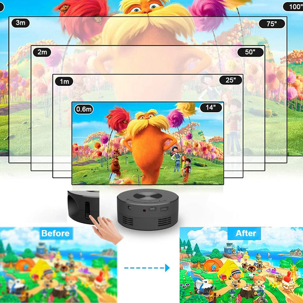 Proyector Móvil Portátil HD