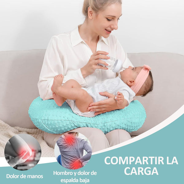 Cojín Lactancia Multifuncional Verde