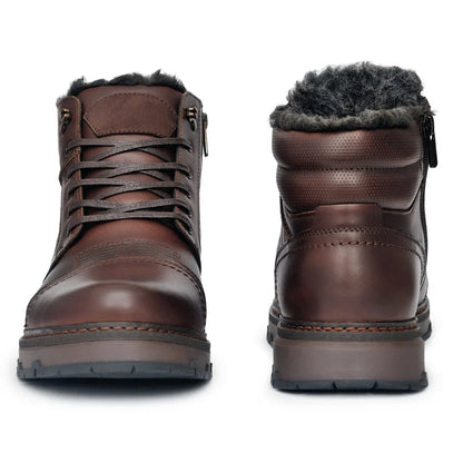 Botas de cuero auténtico para invierno