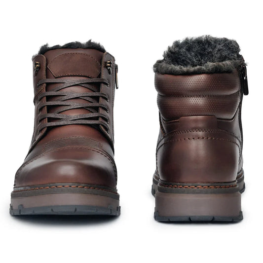 Botas de cuero auténtico para invierno