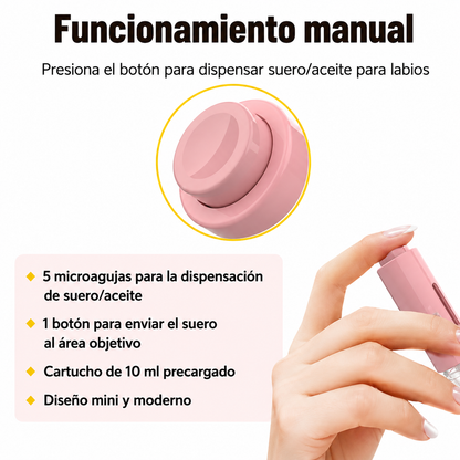 Lip Boost Micro Derma Roller para Labios