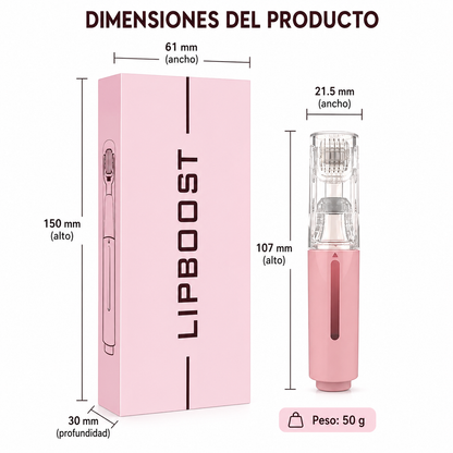 Lip Boost Micro Derma Roller para Labios