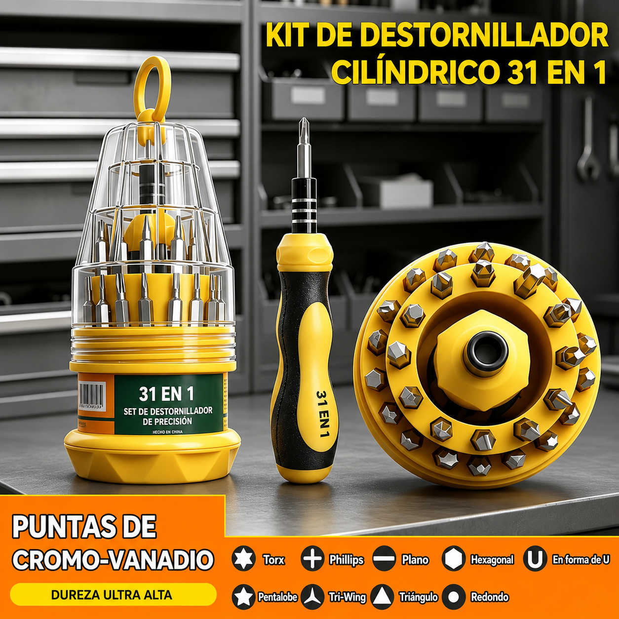 Juego Destornillador Piña 31 en 1 BN3600 JL-1162