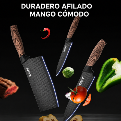 Juego de Cuchillos de Cocina de 6 Piezas