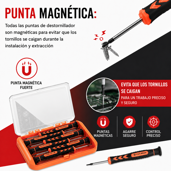 Kit de Destornilladores de Precisión
