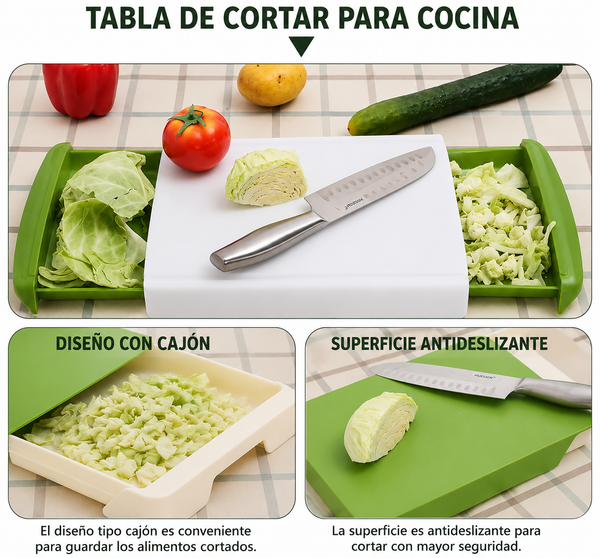 Tabla de Corte Todo-en-Uno