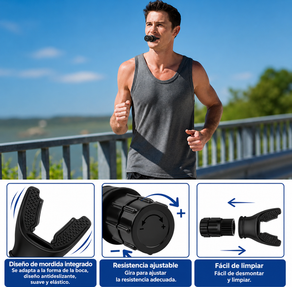 Entrenador Respiratorio Portátil