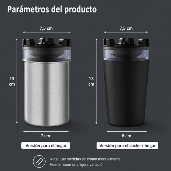 Cenicero de Coche con Extintor