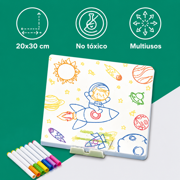 Tablero de Mensajes Iluminado Creativo