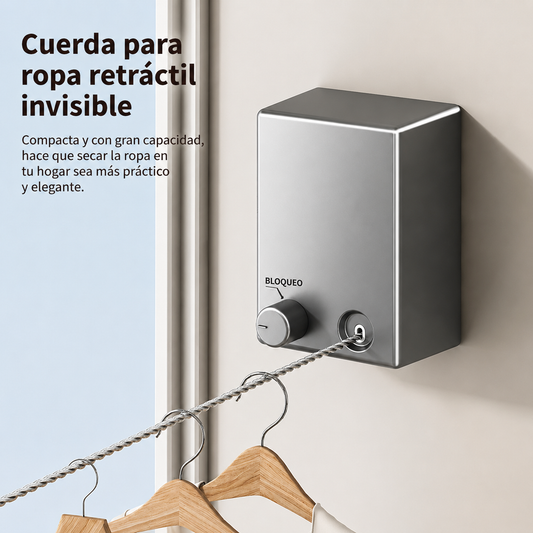Tendedero Retráctil Ahorra Espacio