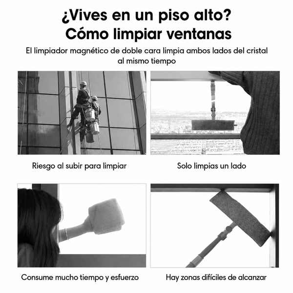 Cepillo Limpiador de Vidrios Mágico