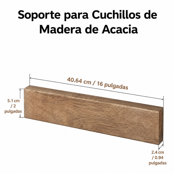 Soporte Magnético Elegante para Cuchillos