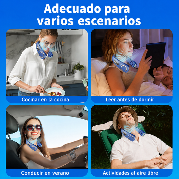 Ventilador de Cuello Recargable