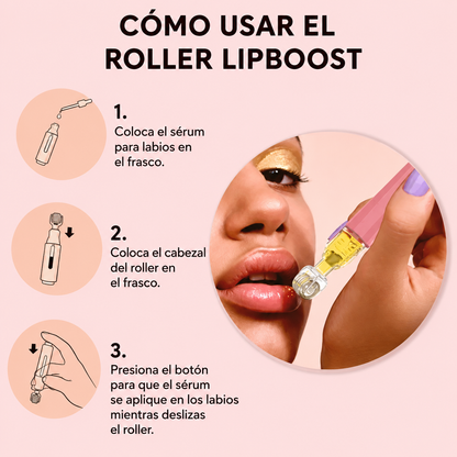 Lip Boost Micro Derma Roller para Labios