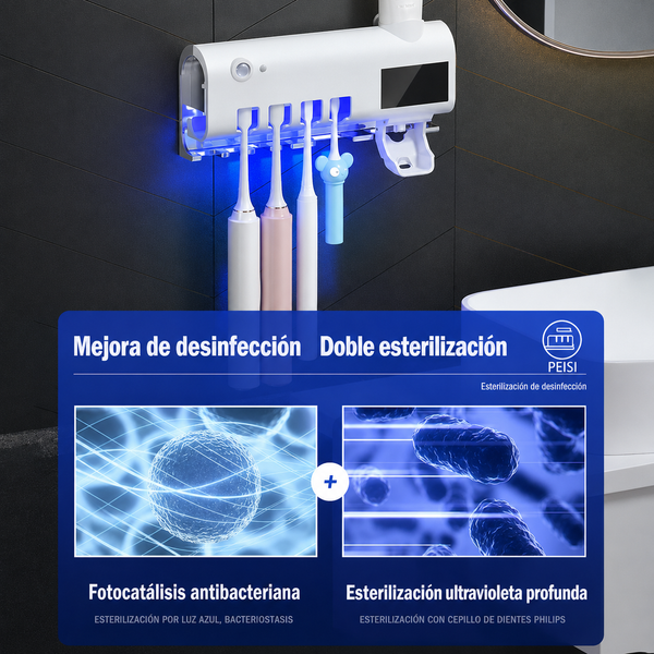 Soporte UV para Cepillos de Dientes