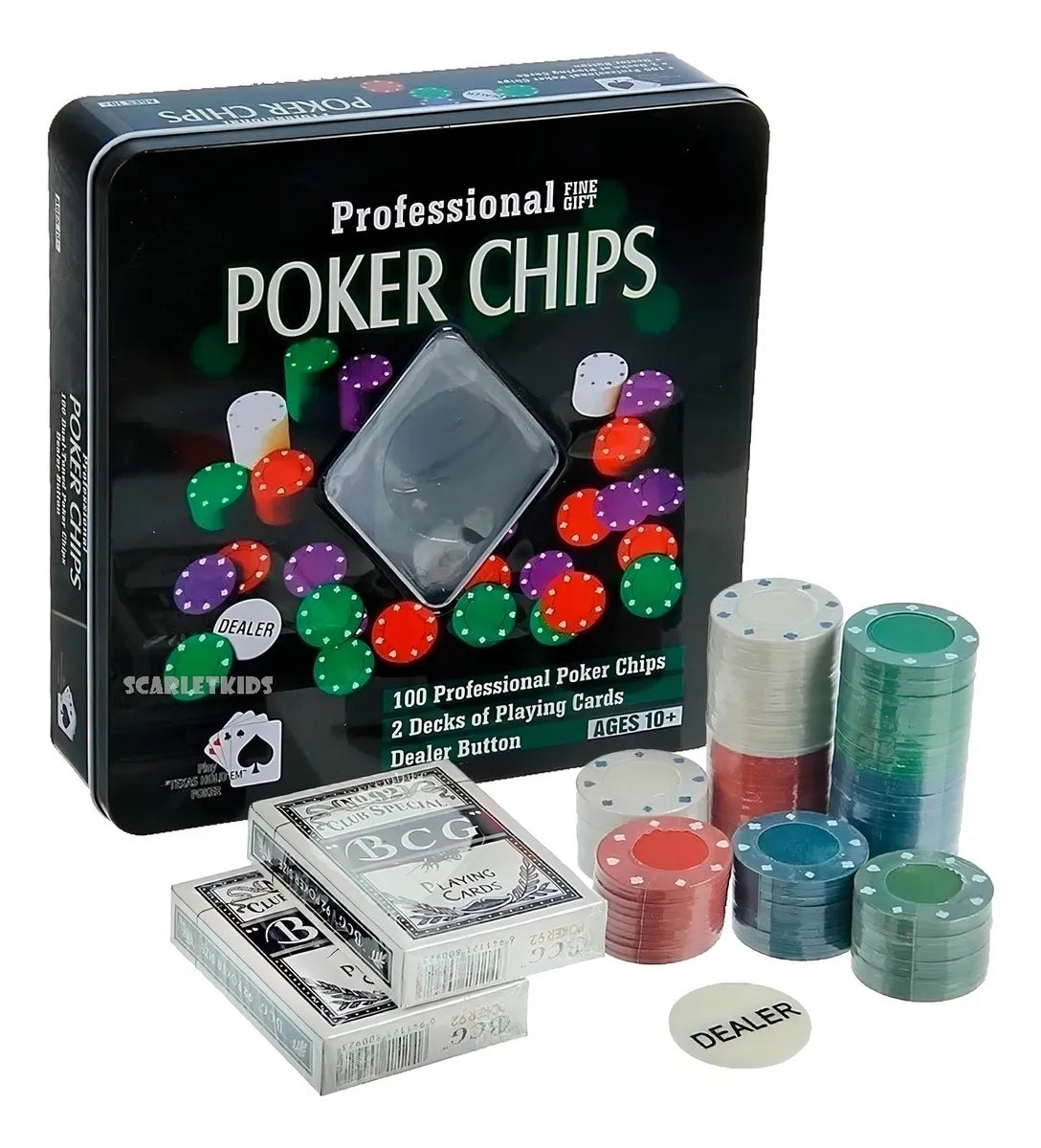 PokerMaster™ Set de Fichas Profesionales para Juego