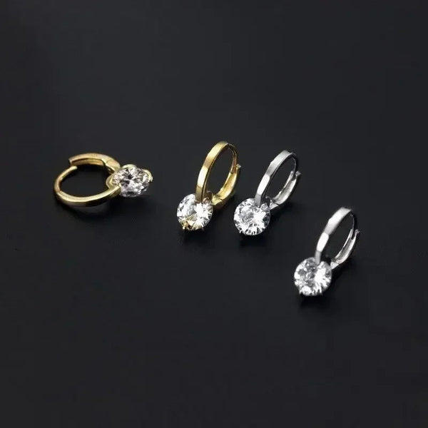 Aretes Colgantes Dorados Elegantes