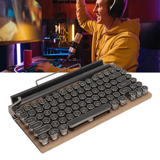 Teclado Retro Inalámbrico Vintage