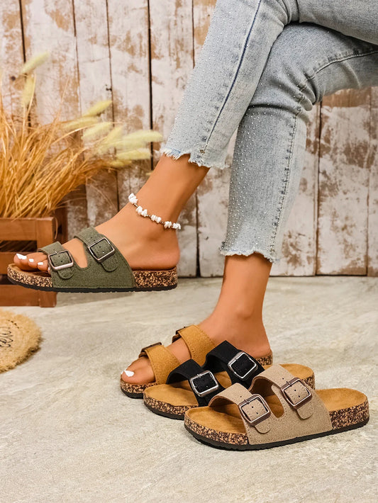 Sandalias Mules Ajustables