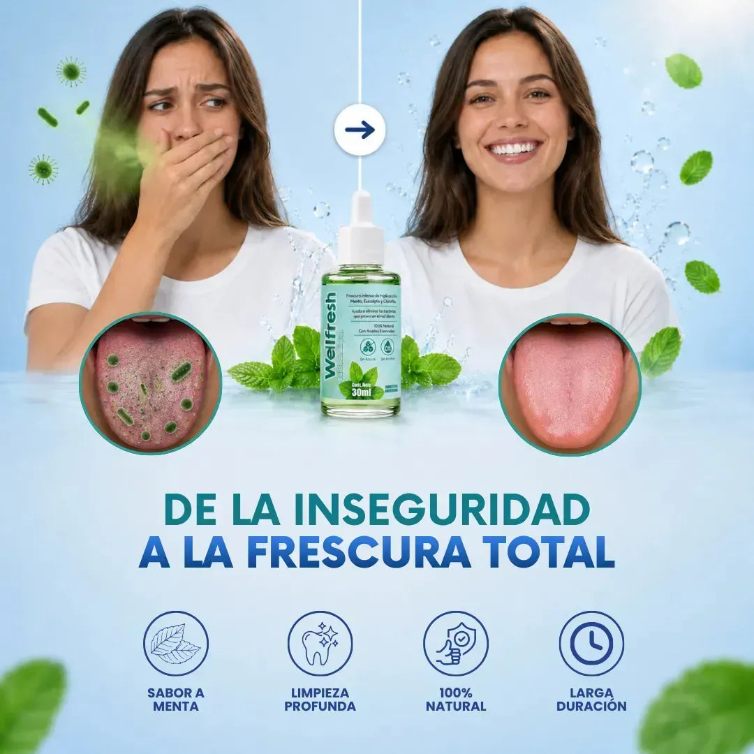 Wellfresh Gotas Concentradas para el Mal Aliento