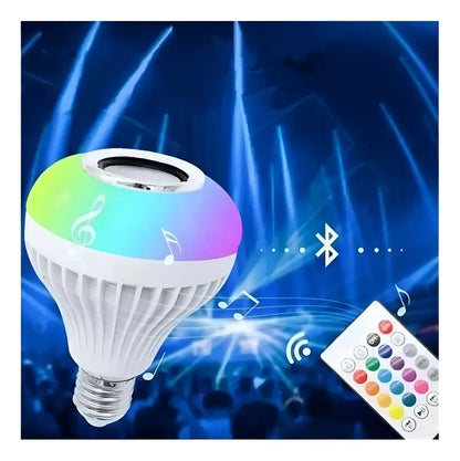 Bombillo LED Parlante Bluetooth Multicolor