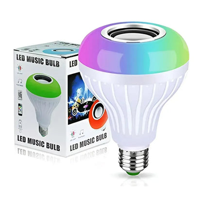 Bombillo LED Parlante Bluetooth Multicolor