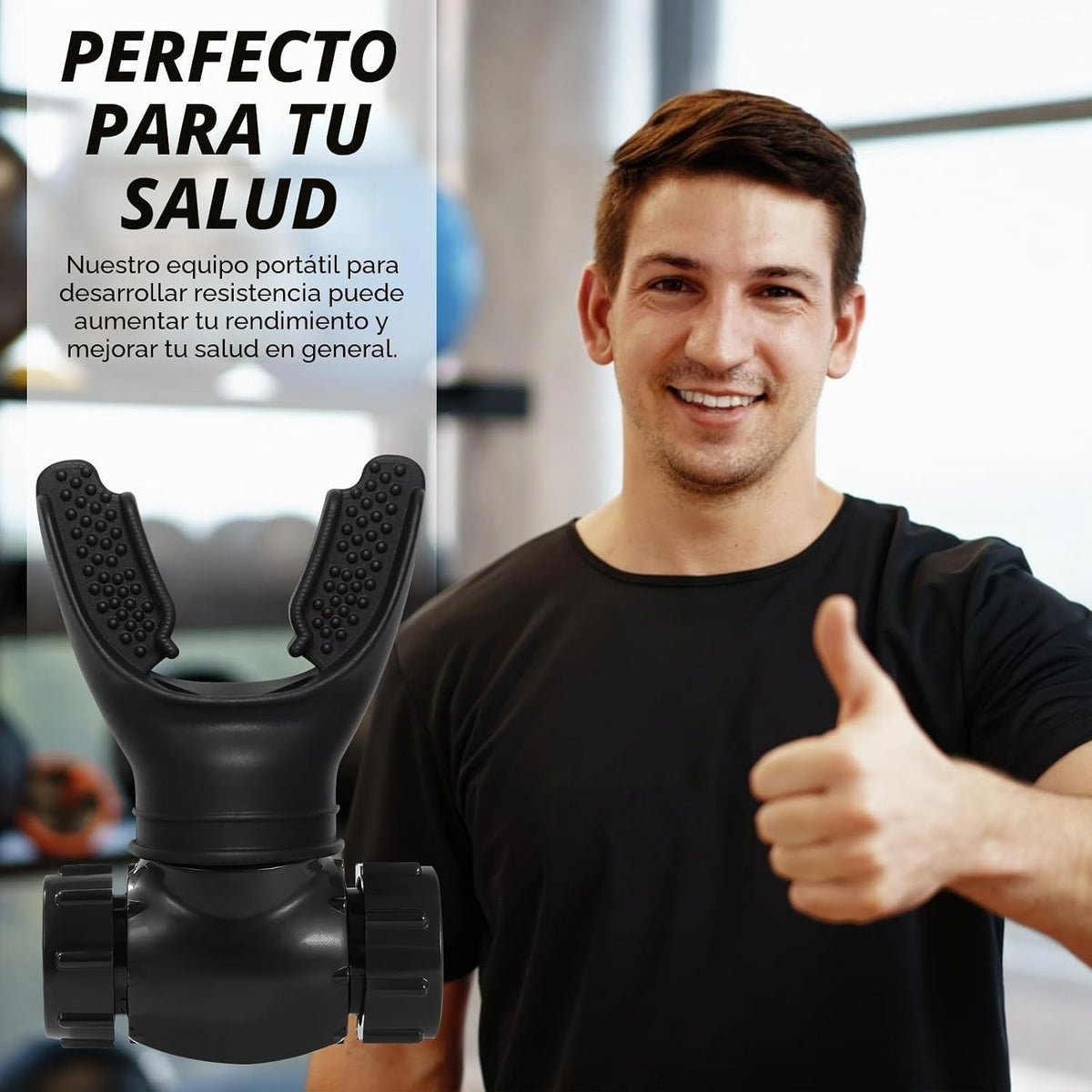 OxyFit – Entrenador Respiratorio con Resistencia Ajustable