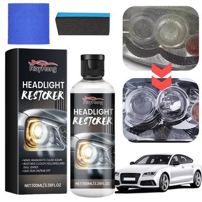 Limpiador y Restaurador de Faros para Coche 100 ml