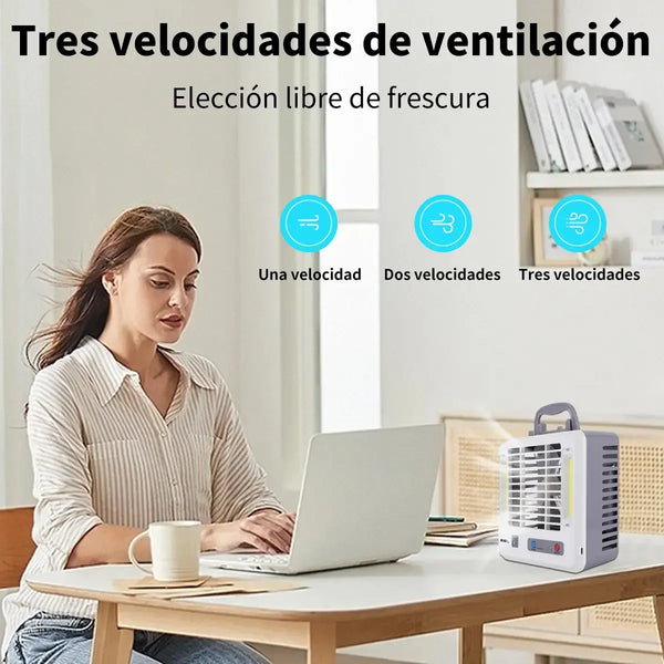 Ventilador Portátil Silencioso USB