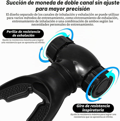 OxyFit – Entrenador Respiratorio con Resistencia Ajustable