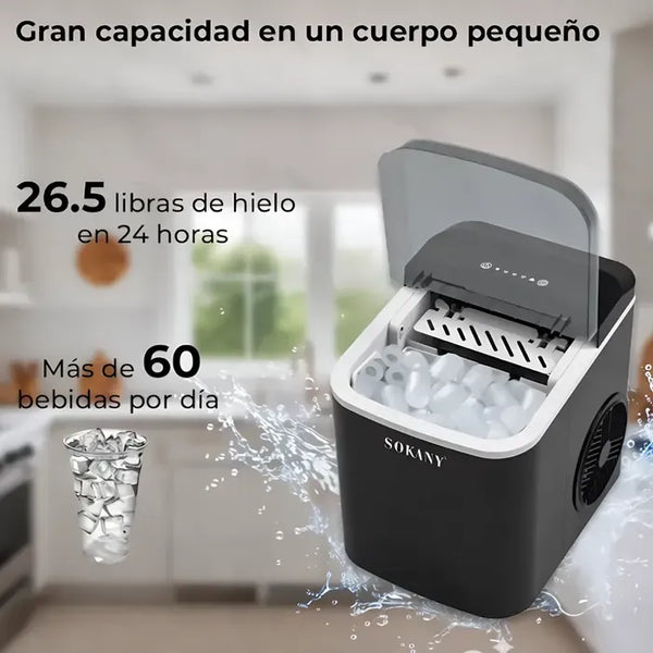 Máquina de Hielo Portátil Rápida